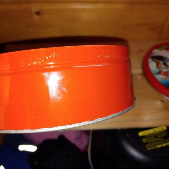 Vintage Collin Street Bakery Fruit Cake Tins Corsica TX Holiday Cowboy Christmas - Picture 12 of 12